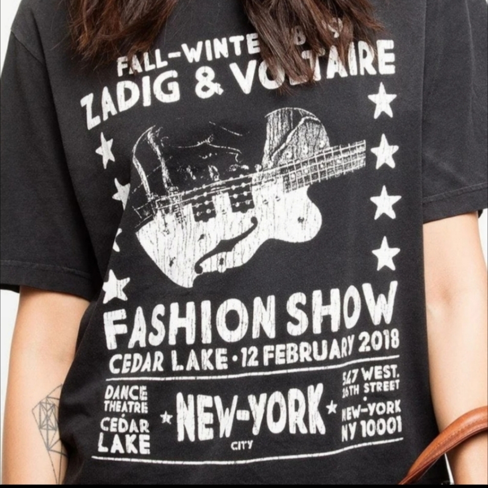 Zadig and Voltaire New York Fashion Show tee - Picture 2 of 10